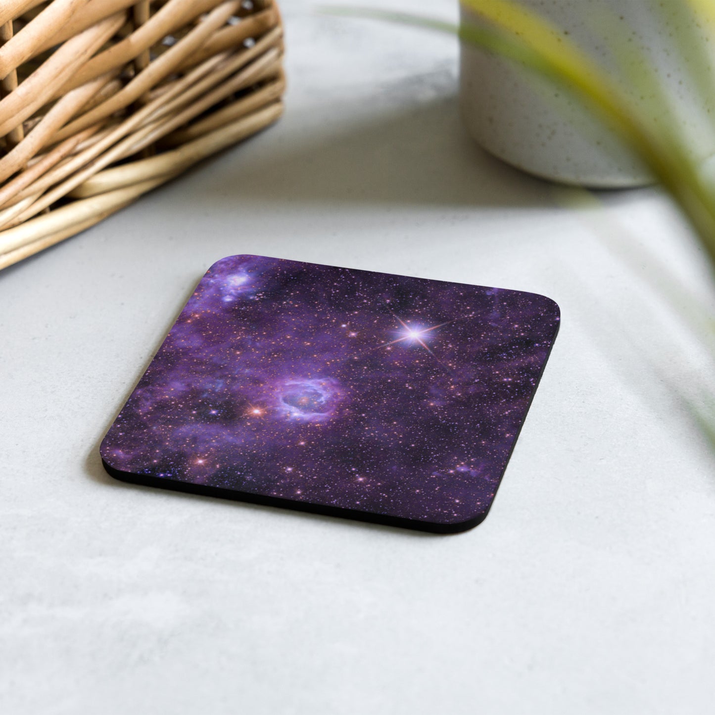 "pure" Space Design Cork-back coaster